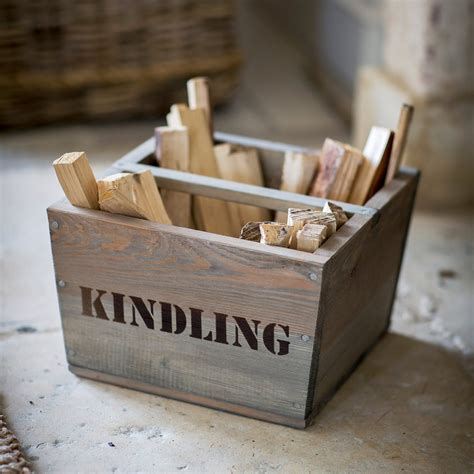 Fireplace Kindling Box 